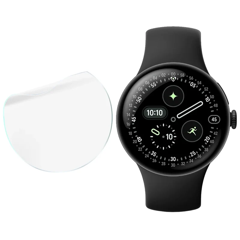 Schutzfolie für den Bildschirm für Google Pixel Watch 4 41 mm, Bizon Watch HydroFlex, 3 Stück