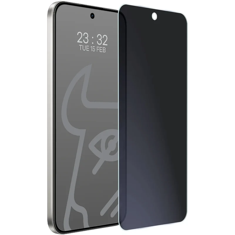 Hybridglas mit Privatschutzfilter für Realme 16 5G, Bizon Hybrid Shadow, Matt