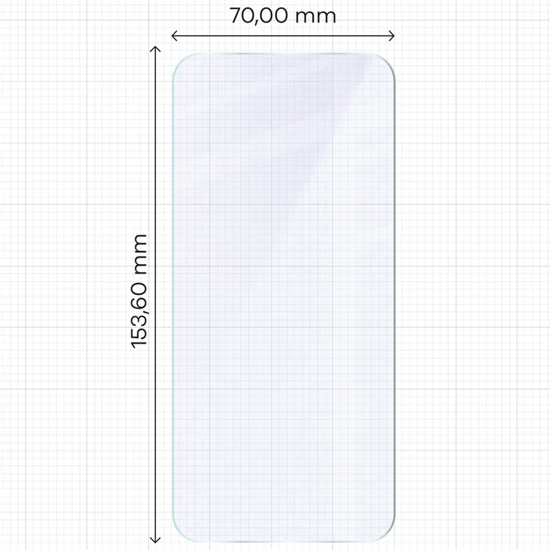 Flexibles Hybridglas für Realme 16 5G, Bizon Hybrid Mule