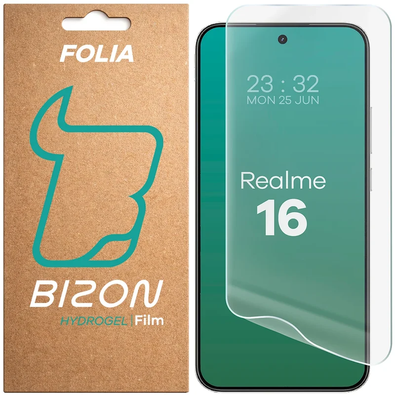 Hydrogel Folie für den Bildschirm für Realme 16 5G, Bizon Film Hydrogel Front, 1 Stück