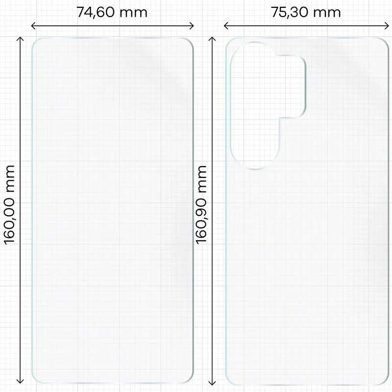 Hydrogel Folie für Display und Rückseite Bizon Film Hydrogel Pack für Galaxy S26 Ultra, 2 Stück