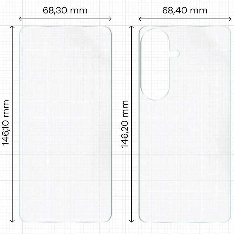 Hydrogel Folie für Display und Rückseite Bizon Film Hydrogel Pack für Galaxy S26, 2 Stück