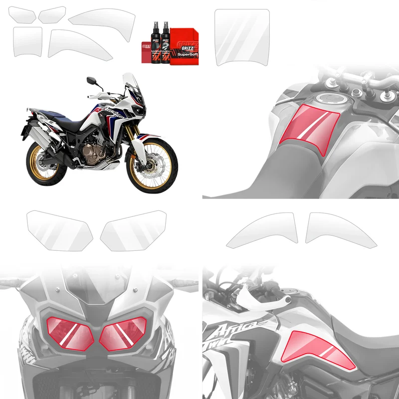5in1 Schutzfolie Grizz Protector - Honda CRF1000L Africa Twin (2015-2019)