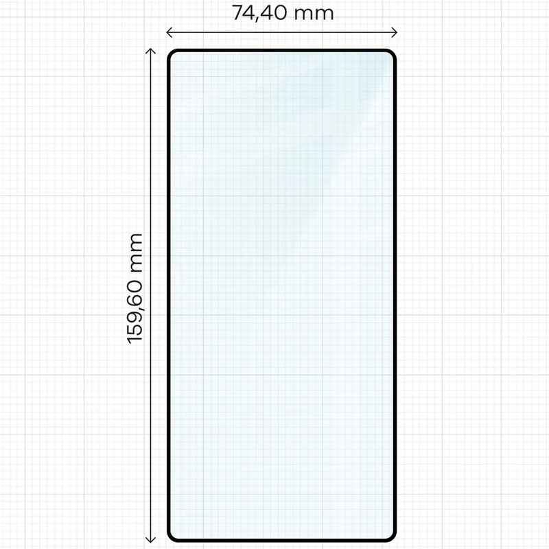 Gehärtetes Glas mit Applikationsrahme für Galaxy S25 Ultra, Bizon Glass Aplikator Edge, 2 Sets