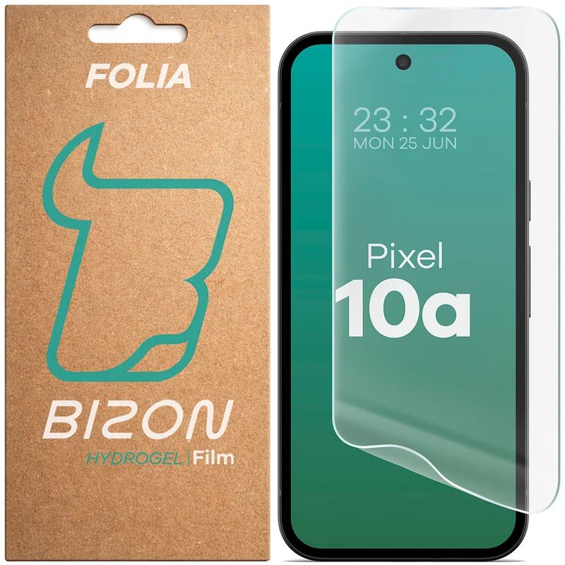 Hydrogel Folie für den Bildschirm für Google Pixel 10a, Bizon Film Hydrogel Front, 1 Stück
