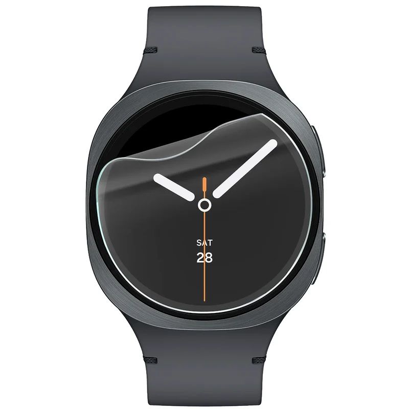 Schutzfolie für den Bildschirm für Galaxy Watch 8 / 7 / 6 44 mm, Bizon Watch HydroFlex, 3 Stück