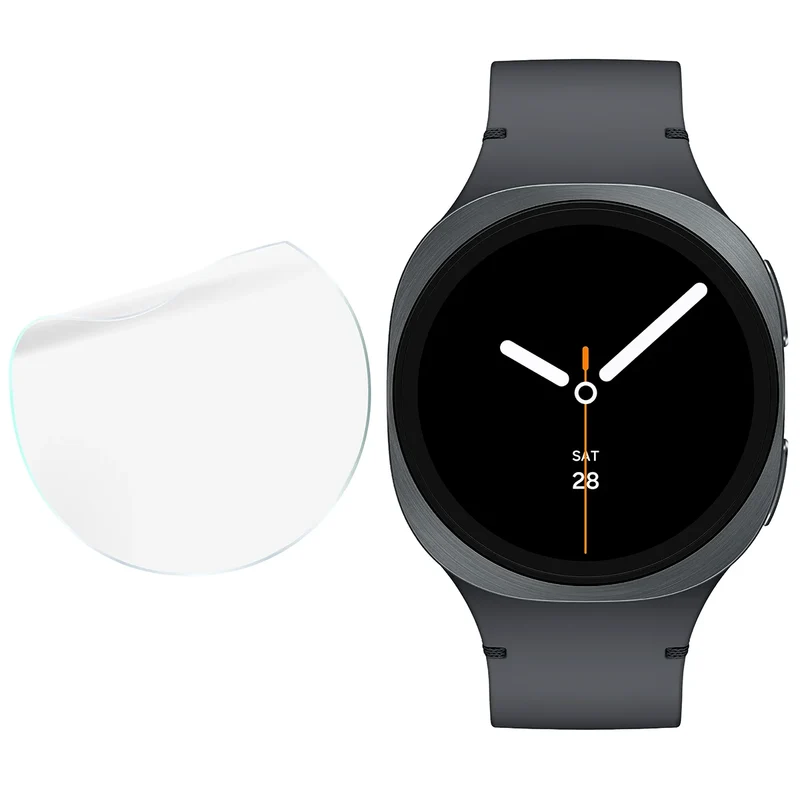 Schutzfolie für den Bildschirm für Galaxy Watch 8 / 7 / 6 44 mm, Bizon Watch HydroFlex, 3 Stück