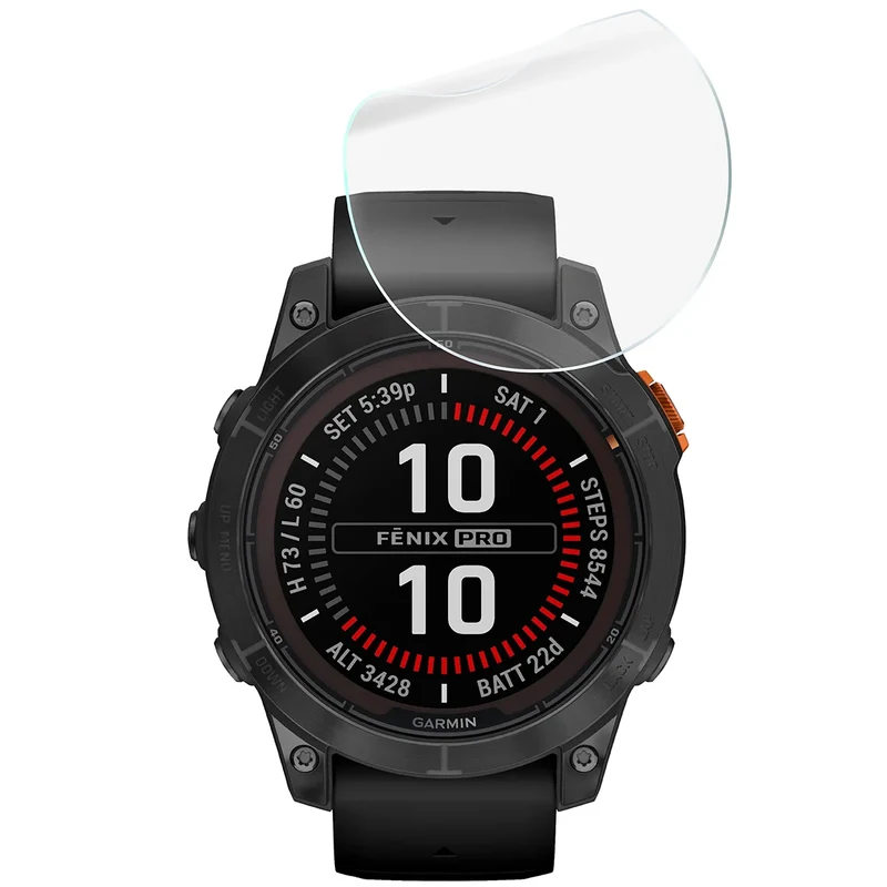 Schutzfolie für den Bildschirm für Garmin Fenix 7 Pro, Bizon Watch HydroFlex, 3 Stück