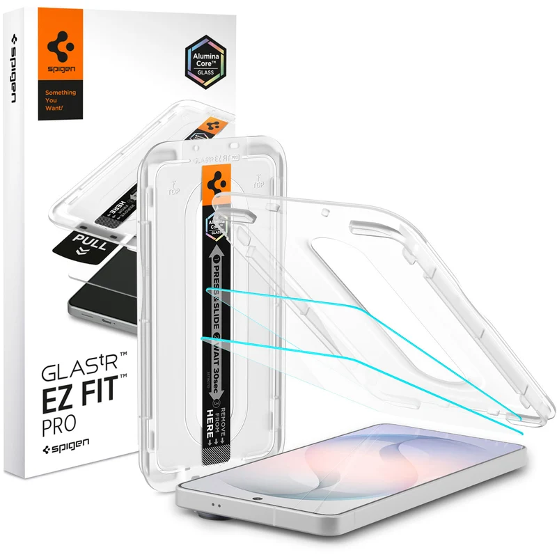 Antireflex Glas + Applikator für Galaxy S26, Spigen Glas.tR EZ Fit Pro AntiReflection 2-Pack (AC)