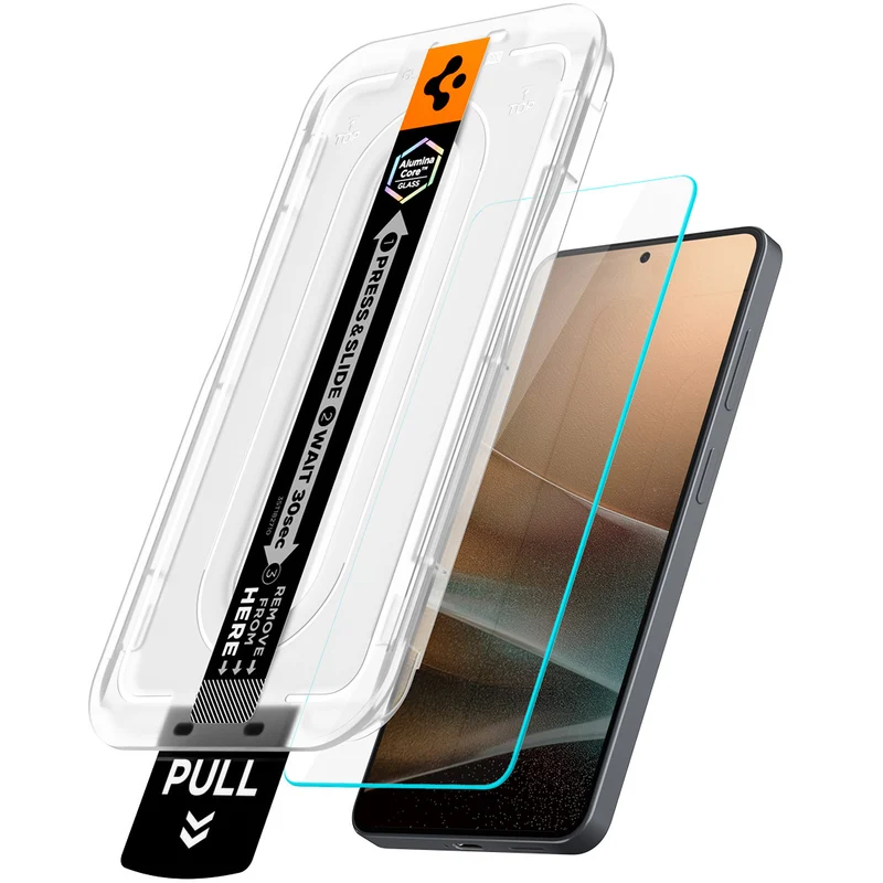 Antireflex Glas + Applikator für Galaxy S26, Spigen Glas.tR EZ Fit Pro AntiReflection 2-Pack (AC)