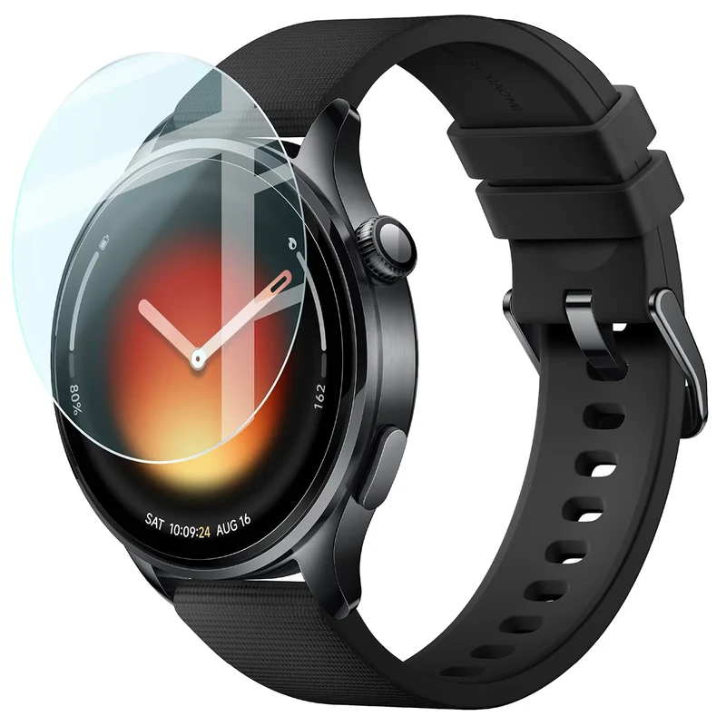 Gehärtetes Glas für Xiaomi Watch 5, Bizon Glass Watch Clear, Transparent
