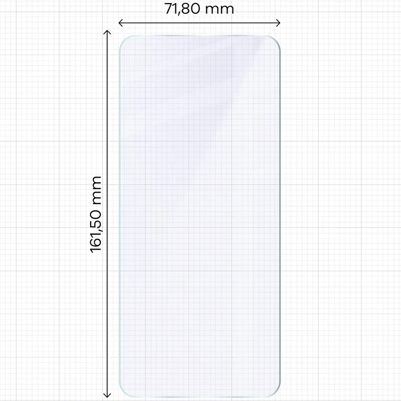 Flexibles Hybridglas für Motorola Moto G57 Power / G67 Power, Bizon Hybrid Mule