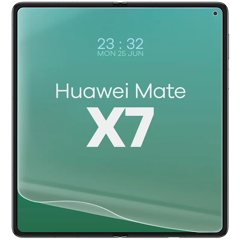 Hydrogel Folie für den mittleren Bildschirm für Huawei Mate X7, Bizon Film Hydrogel Mid Duo, 2 Stück