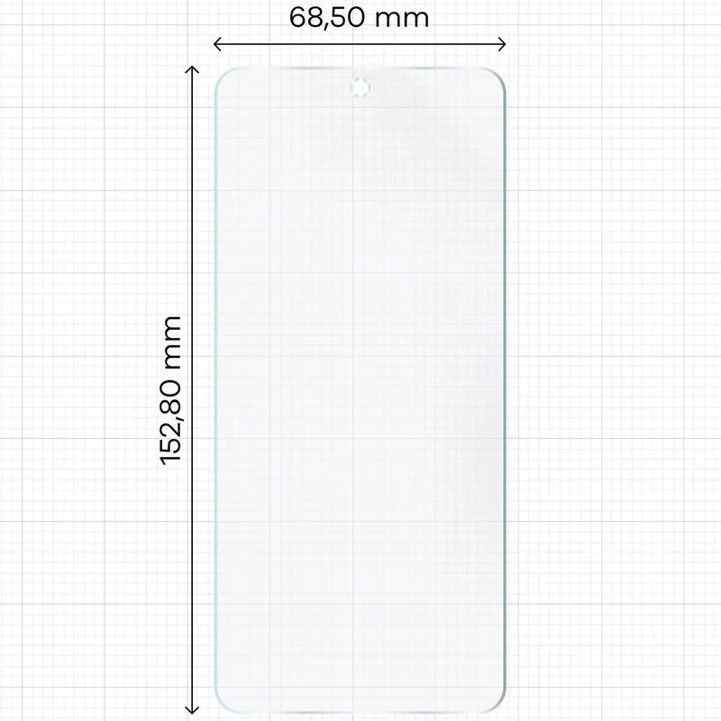 Hydrogel Folie für den Bildschirm für Huawei Mate X7, Bizon Film Hydrogel Front Duo, 2 Stück