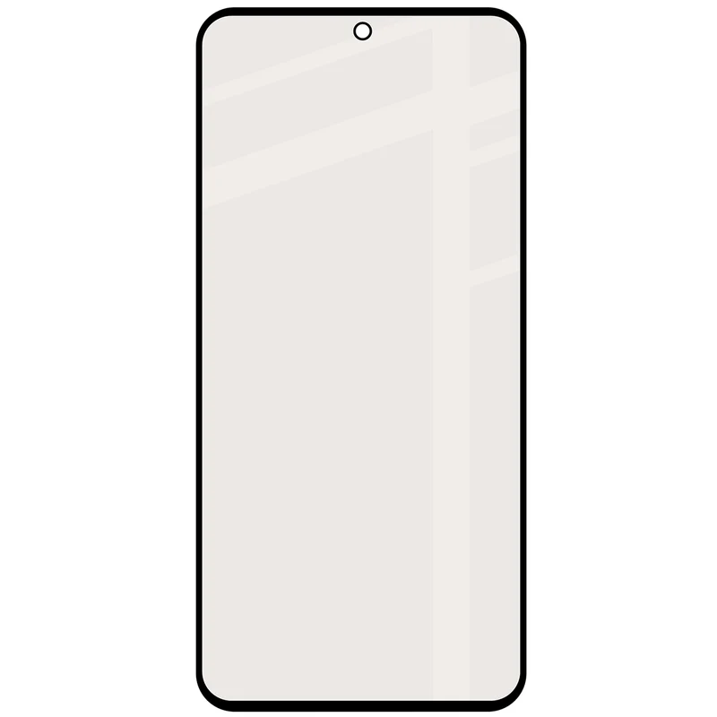 Mattes Hartglas für Galaxy A27 5G, Bizon Glass Matte, Schwarzer Rahmen
