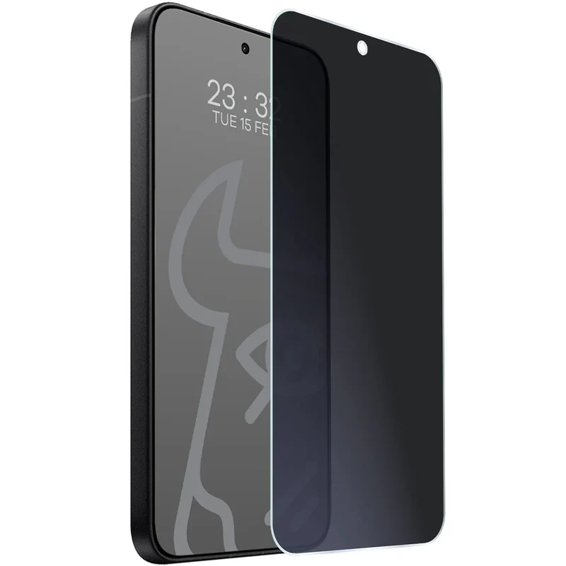 Hybridglas mit Privatschutzfilter für Xiaomi POCO X8 Pro Max, Bizon Hybrid Shadow, Matt