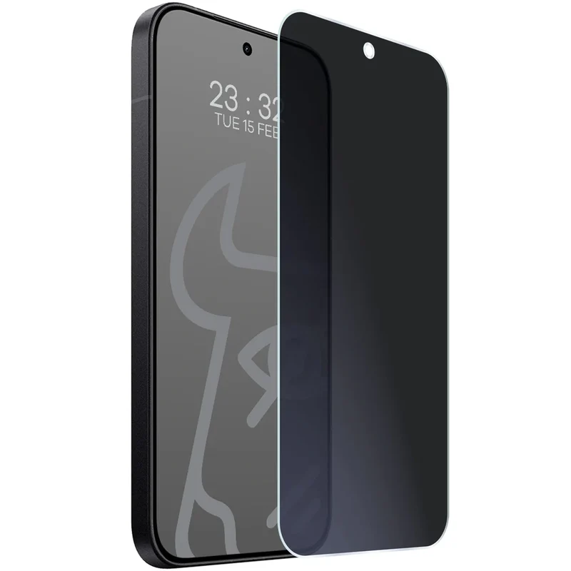 Hybridglas mit Privatschutzfilter für Xiaomi POCO X8 Pro, Bizon Hybrid Shadow, Matt