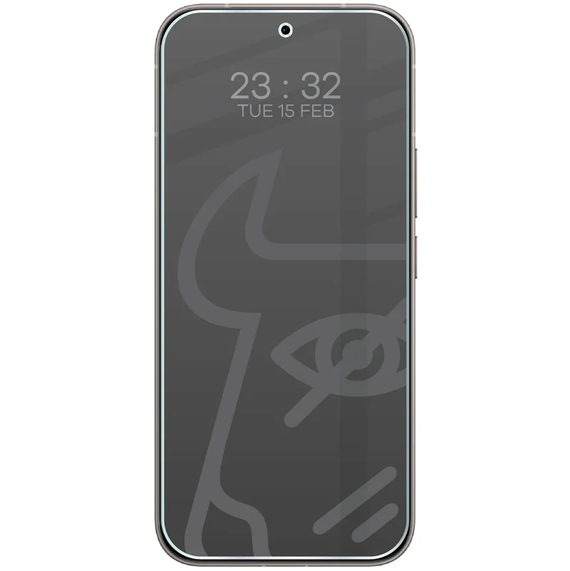 Hybridglas mit Privatschutzfilter für Vivo V70 5G, Bizon Hybrid Shadow, Matt