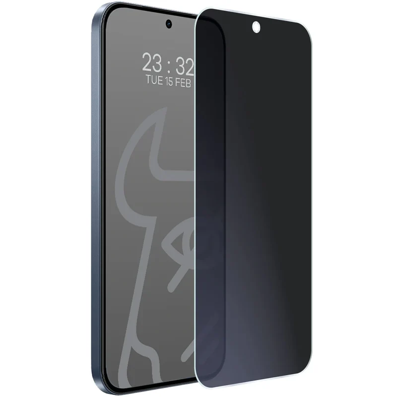 Hybridglas mit Privatschutzfilter für Realme 16 Pro 5G, Bizon Hybrid Shadow, Matt