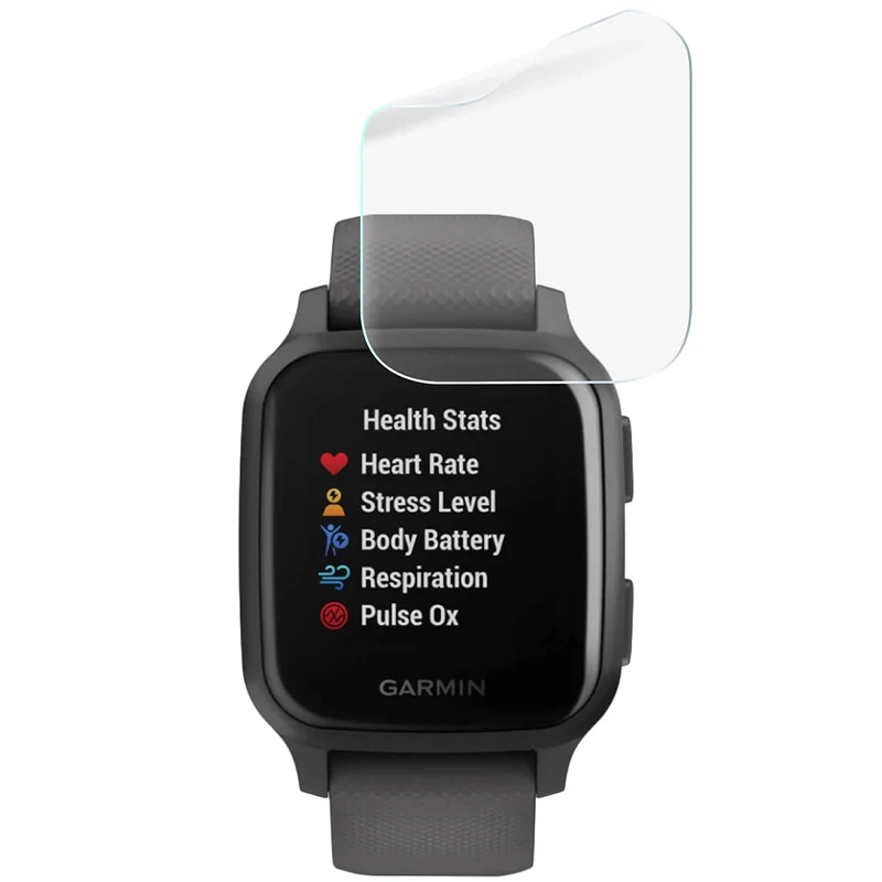 Schutzfolie für den Bildschirm für Garmin Venu Sq, Bizon Watch HydroFlex, 3 Stück