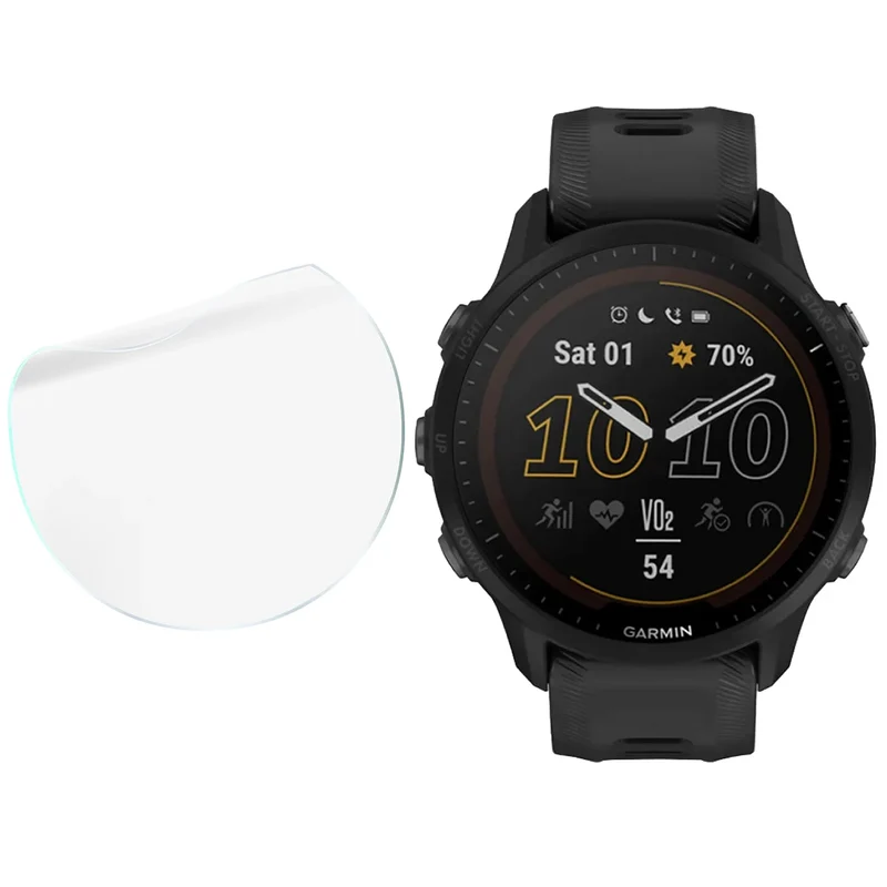 Schutzfolie für den Bildschirm für Garmin Forerunner 955 Solar, Bizon Watch HydroFlex, 3 Stück