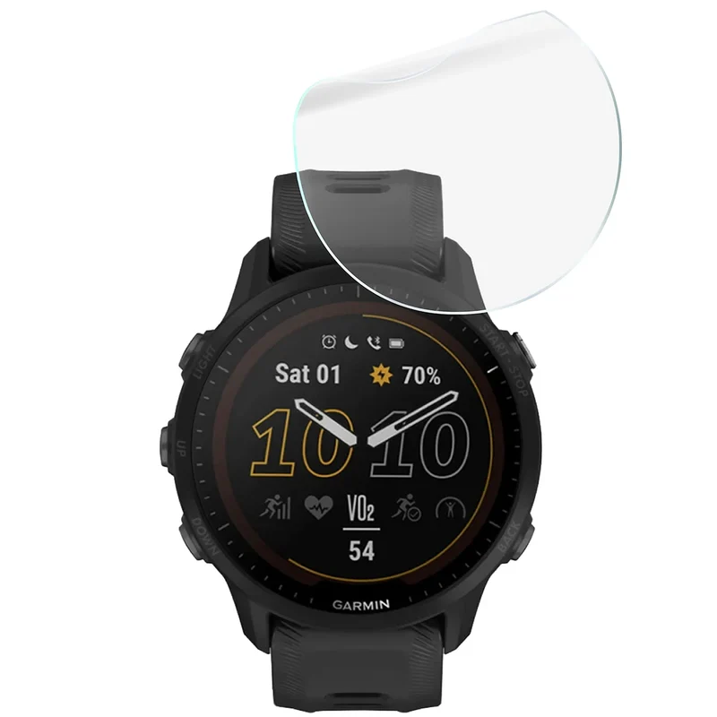 Schutzfolie für den Bildschirm für Garmin Forerunner 955 Solar, Bizon Watch HydroFlex, 3 Stück