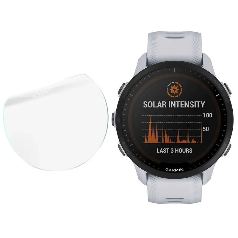 Schutzfolie für den Bildschirm für Garmin Forerunner 955, Bizon Watch HydroFlex, 3 Stück