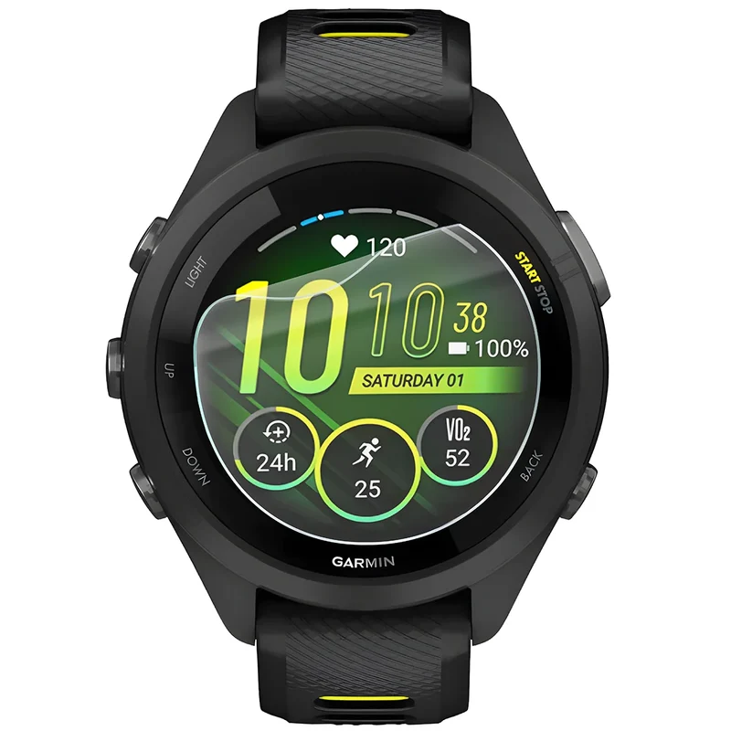 Schutzfolie für den Bildschirm für Garmin Forerunner 265S, Bizon Watch HydroFlex, 3 Stück