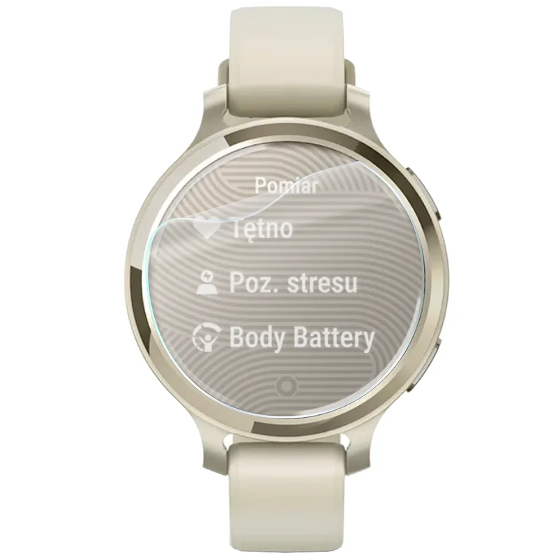 Schutzfolie für den Bildschirm für Garmin Lily 2 Active, Bizon Watch HydroFlex, 3 Stück