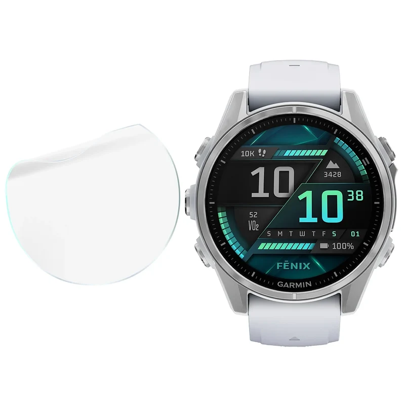 Schutzfolie für den Bildschirm für Garmin Fenix 8 AMOLED 43 mm, Bizon Watch HydroFlex, 3 Stück