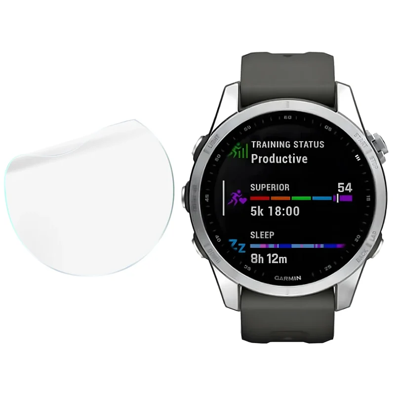 Schutzfolie für den Bildschirm für Garmin Fenix 7S, Bizon Watch HydroFlex, 3 Stück