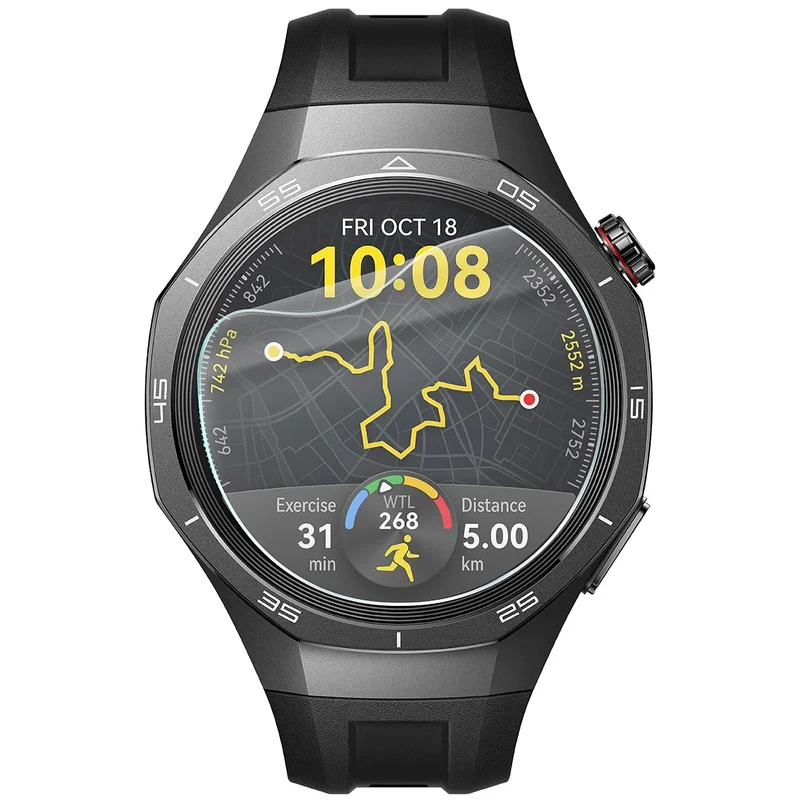 Schutzfolie für den Bildschirm für Huawei Watch GT 5 Pro 46 mm, Bizon Watch HydroFlex, 3 Stück