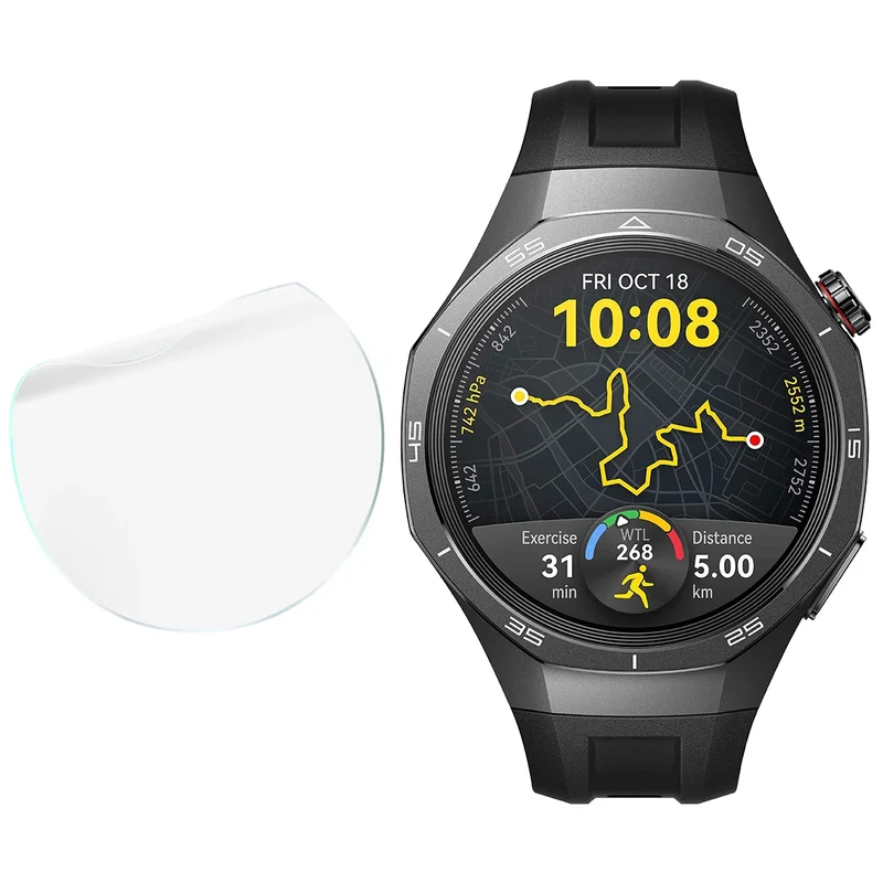 Schutzfolie für den Bildschirm für Huawei Watch GT 5 Pro 46 mm, Bizon Watch HydroFlex, 3 Stück