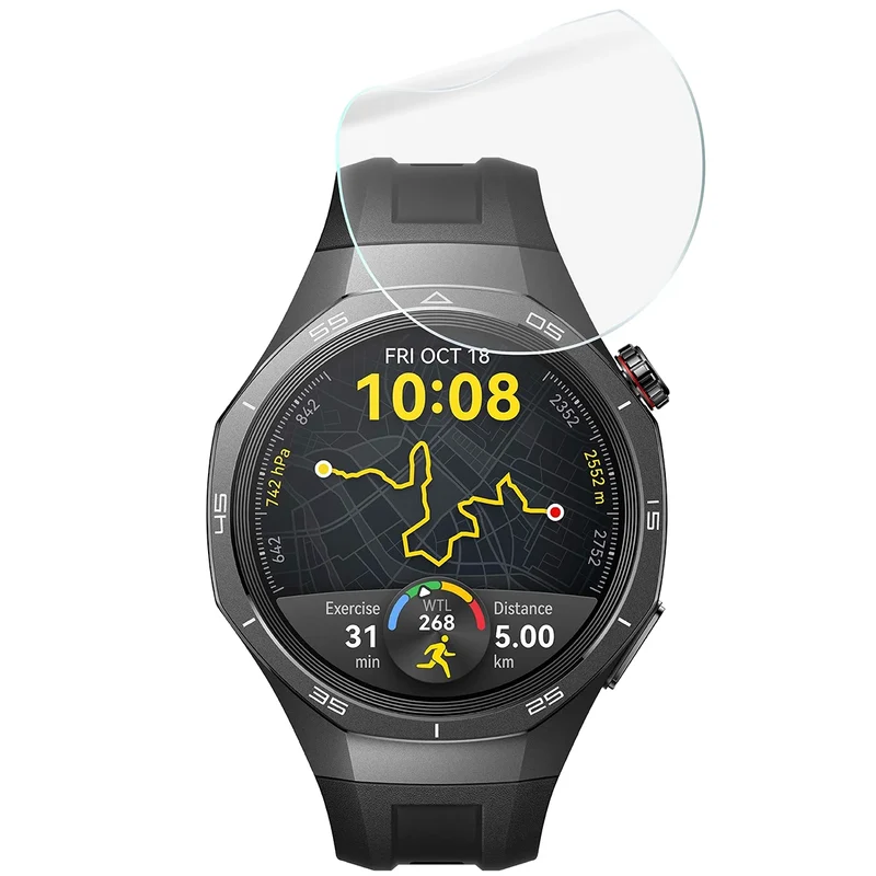 Schutzfolie für den Bildschirm für Huawei Watch GT 5 Pro 46 mm, Bizon Watch HydroFlex, 3 Stück