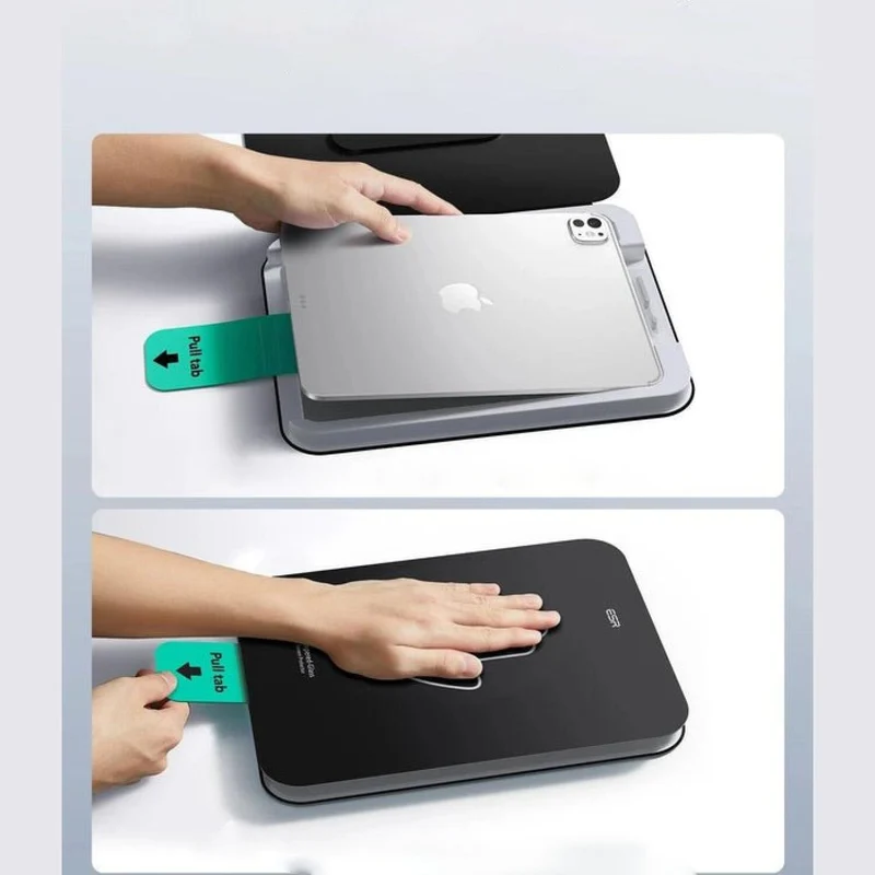 Gehärtetes Glas mit Positionierrahmen für iPad Pro 11" 2025 / 2024, ESR UltraFit Tempered Glass, 2 Stück