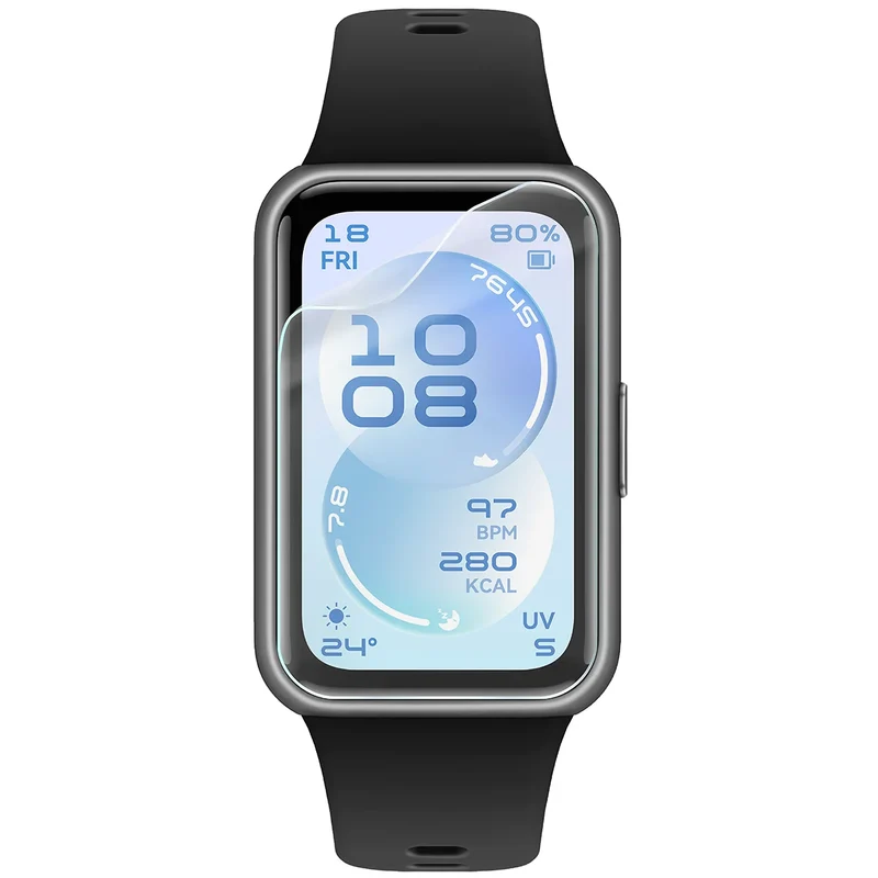 Schutzfolie für den Bildschirm für Huawei Band 11, Bizon Watch HydroFlex, 3 Stück