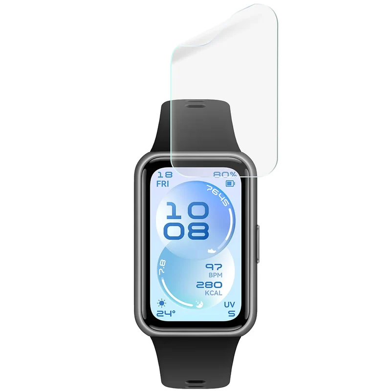 Schutzfolie für den Bildschirm für Huawei Band 11, Bizon Watch HydroFlex, 3 Stück