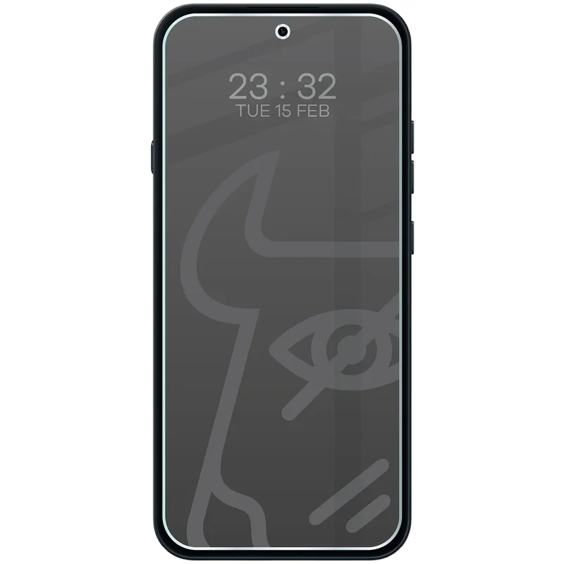 Hybridglas mit Privatschutzfilter für Nothing Phone (4a), Bizon Hybrid Shadow, Matt