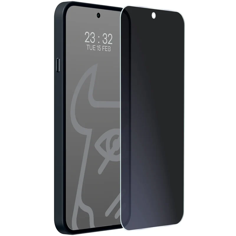 Hybridglas mit Privatschutzfilter für Nothing Phone (4a), Bizon Hybrid Shadow, Matt