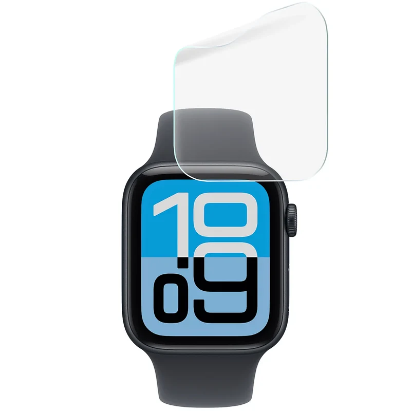 Schutzfolie für den Bildschirm für Apple Watch 4/5/6/7/8/9/SE/SE 2/SE3 40 / 41 mm, Bizon Watch HydroFlex, 3 Stück