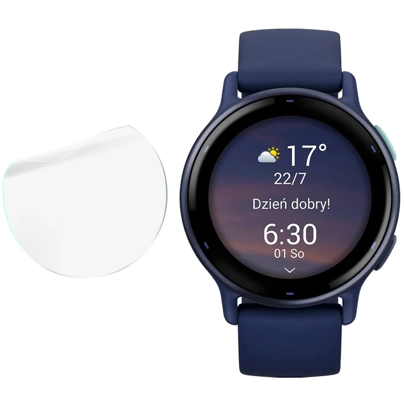 Schutzfolie für den Bildschirm für Garmin Vivoactive 5, Bizon Watch HydroFlex, 3 Stück