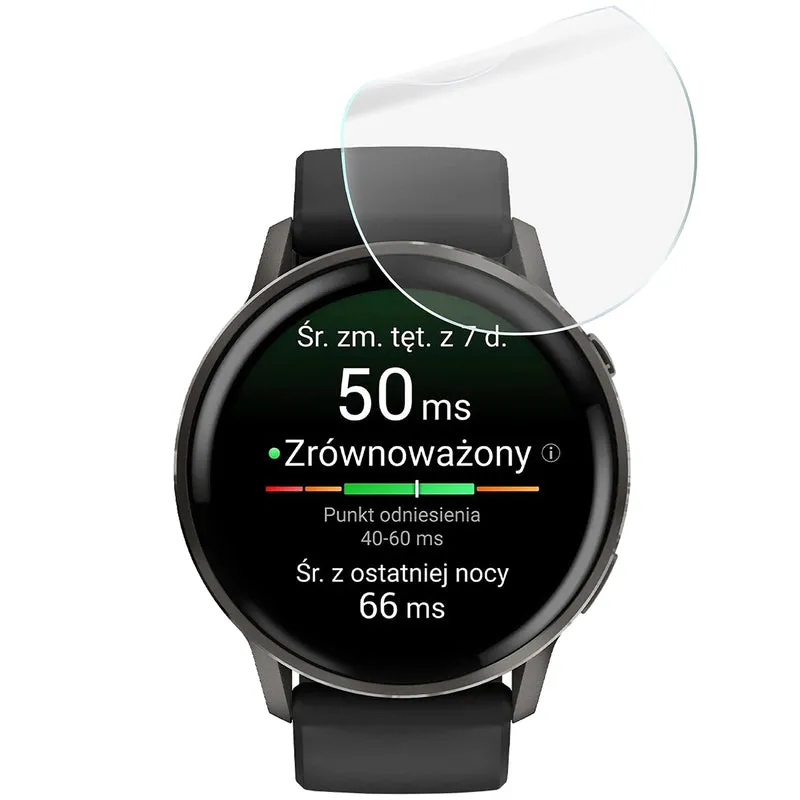 Schutzfolie für den Bildschirm für Garmin Venu 4 41 mm, Bizon Watch HydroFlex, 3 Stück