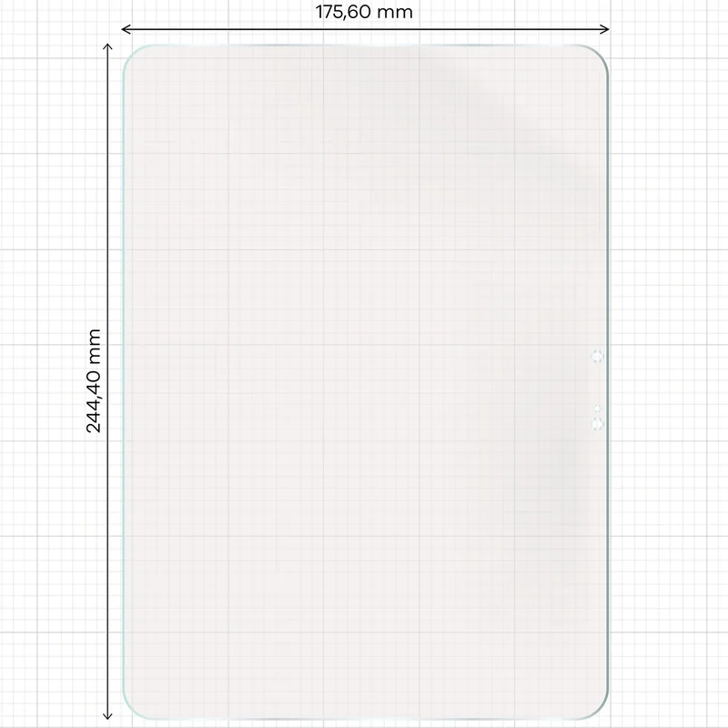 Matte Folie für iPad Air 11" M4 2026, Bizon Tab Film Matte, 1 Stück