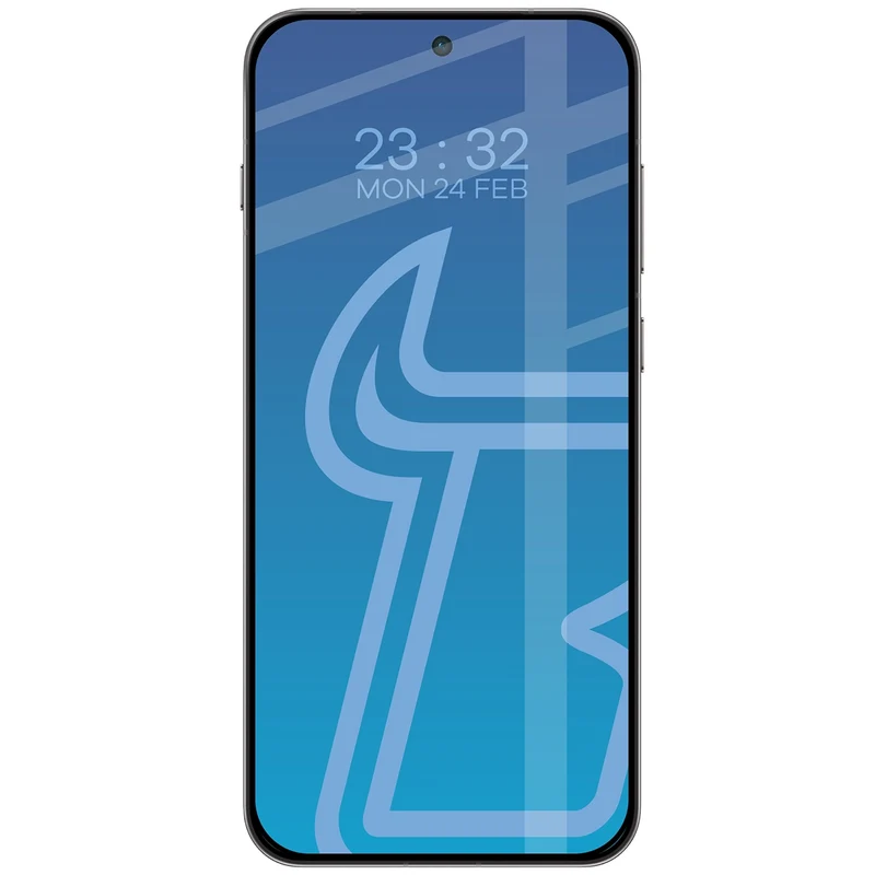 Gehärtetes Glas für Oppo Find X9, Bizon Glass Edge Duo, Schwarzer Rahmen, 2 Stück