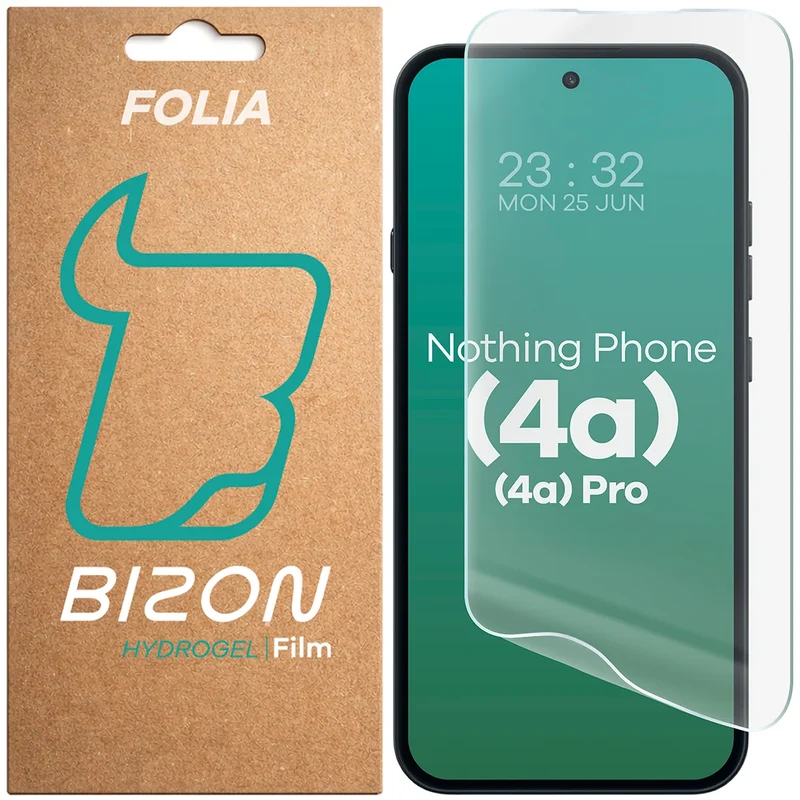 Hydrogel Folie für den Bildschirm für Nothing Phone (4a) / (4a) Pro, Bizon Film Hydrogel Front, 1 Stück