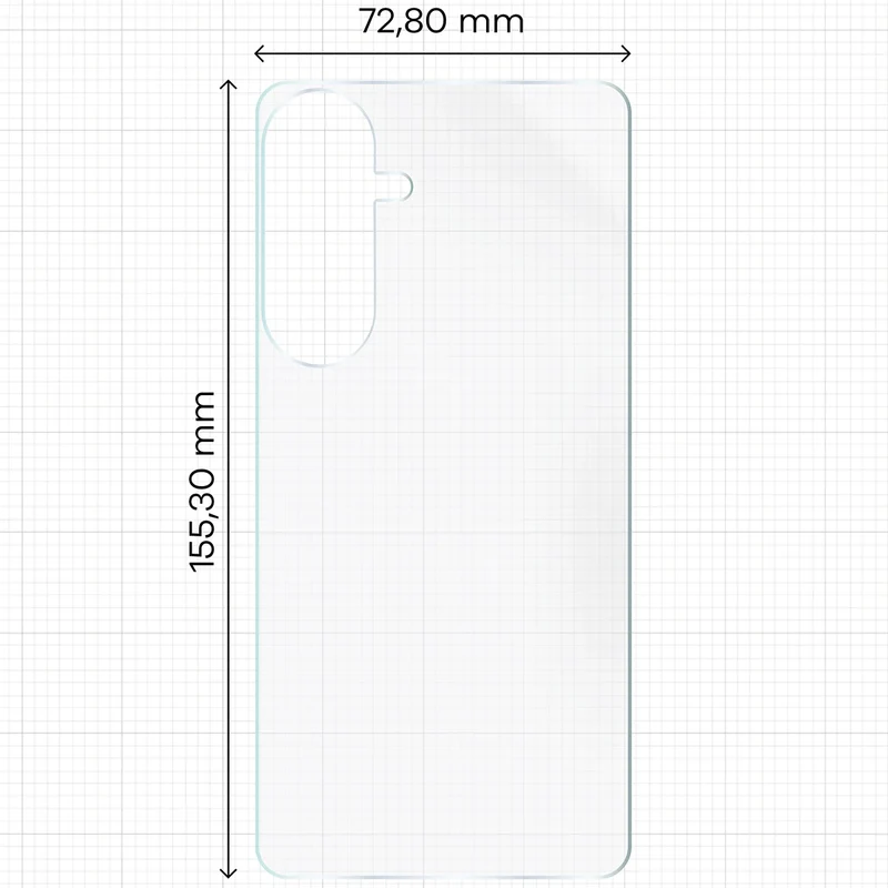 Hydrogel Folie für die Rückseite für Galaxy S26 Plus, Bizon Film Hydrogel Back, 1 Stück