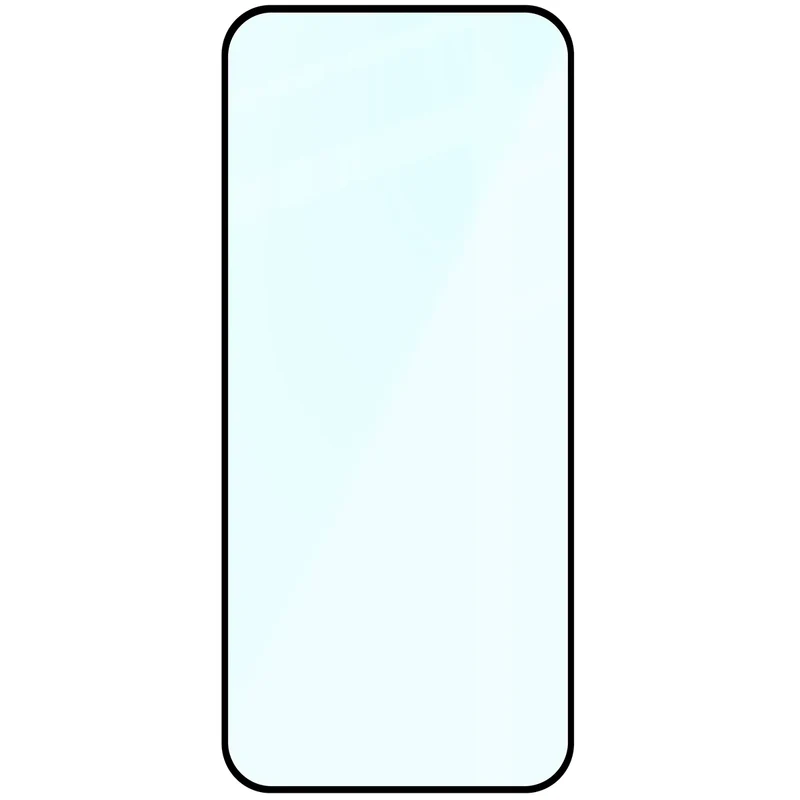 Gehärtetes Glas für Nothing Phone (4a) Pro, Bizon Glass Edge, Schwarzer Rahmen