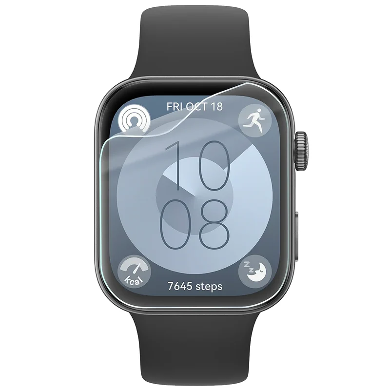 Schutzfolie für den Bildschirm für Huawei Watch Fit 3, Bizon Watch HydroFlex, 3 Stück