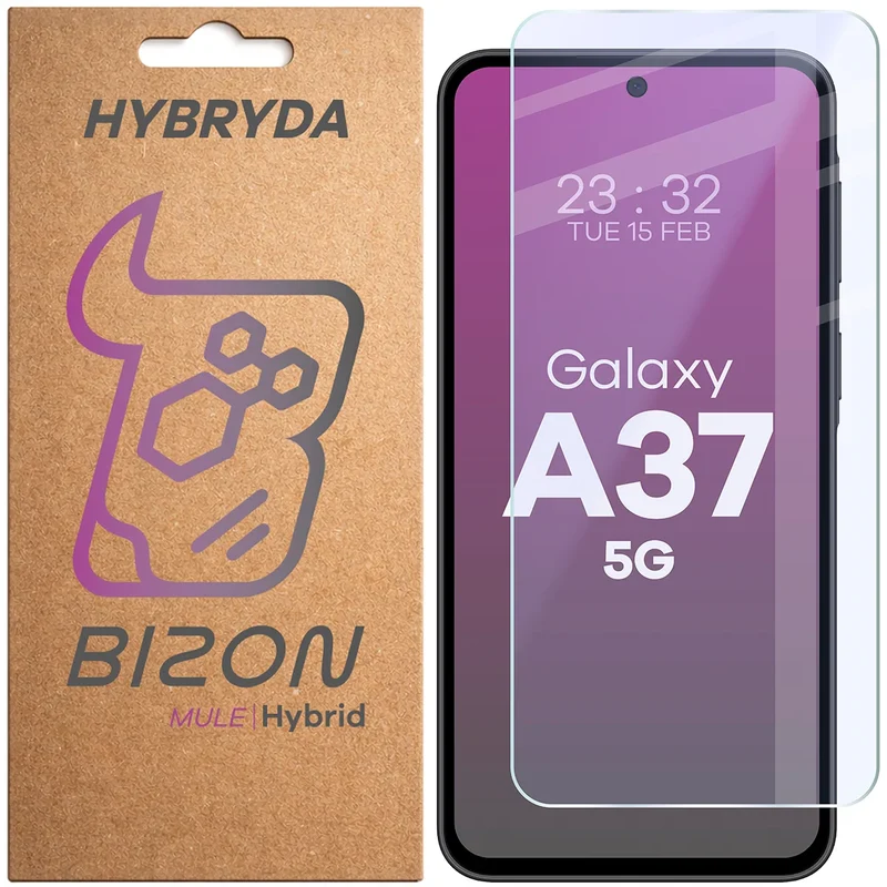 Flexibles Hybridglas für Galaxy A37 5G, Bizon Hybrid Mule