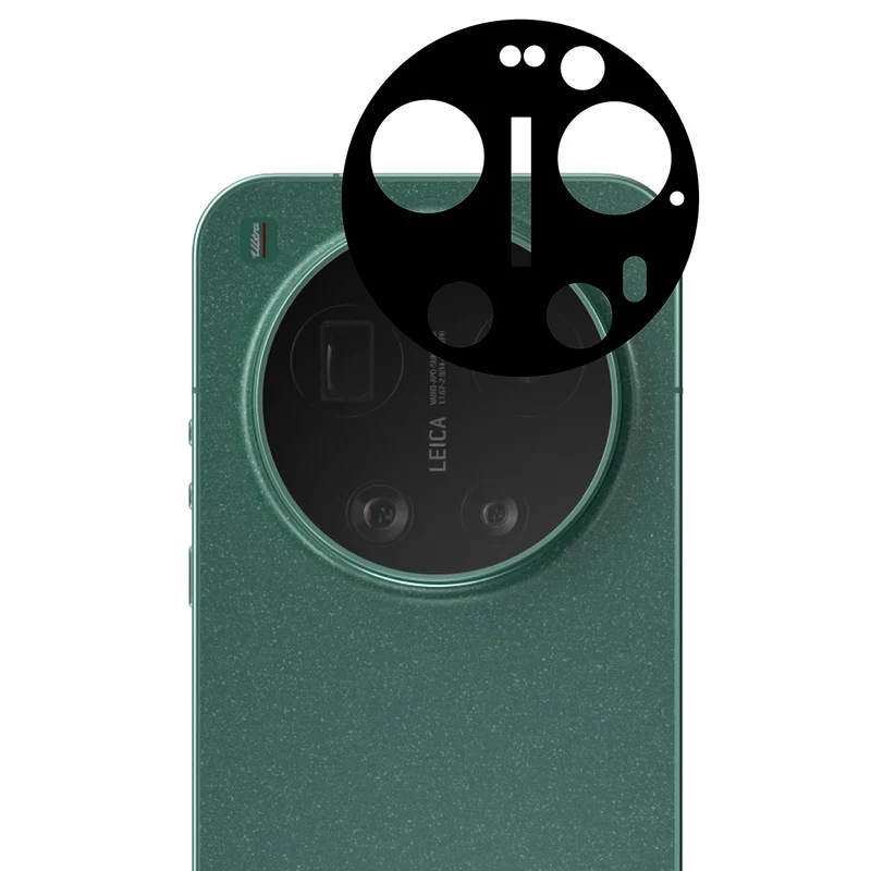 Gehärtetes Glas - 2 Stück + Kameraschutz für Xiaomi 17 Ultra, Bizon Glass Edge Pack, Schwarz
